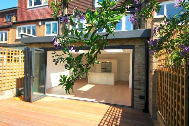 Rear Extension with GRP Flat Roof, South West London